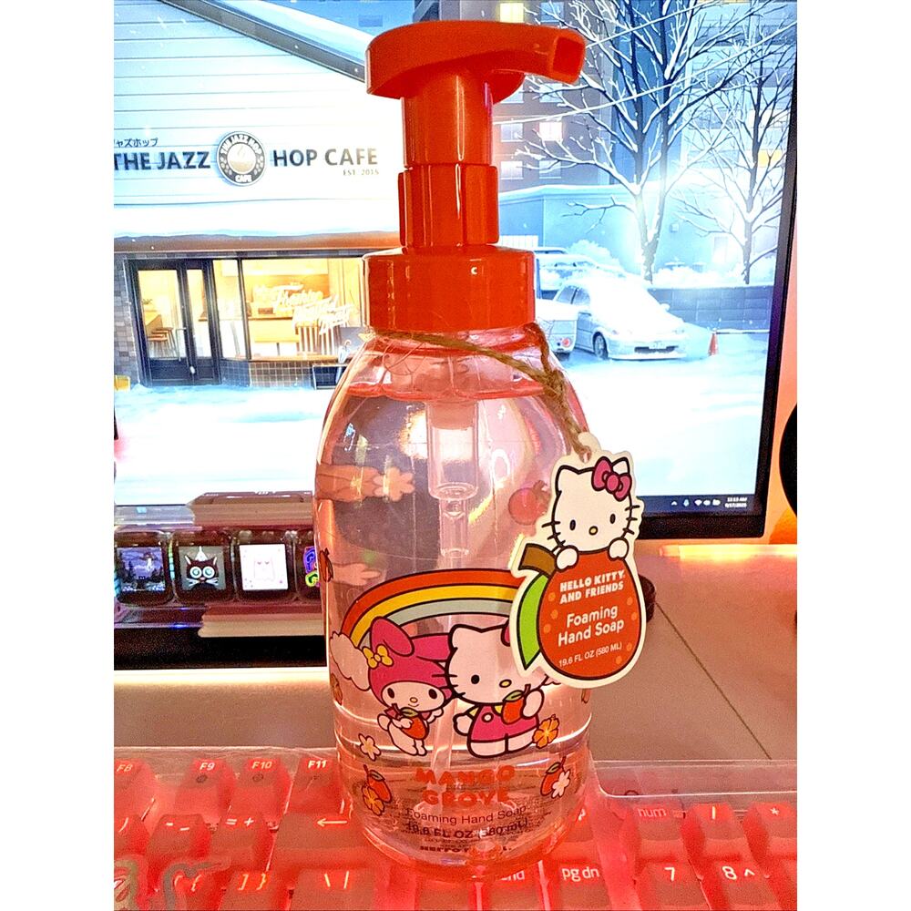 Hello Kitty Hand Soap Mango Grove Foaming Scented 2025 Sanrio Bathroom Kitchen